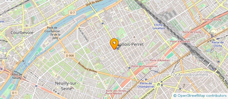 localisation de l'entreprise MILKLE à LEVALLOIS-PERRET