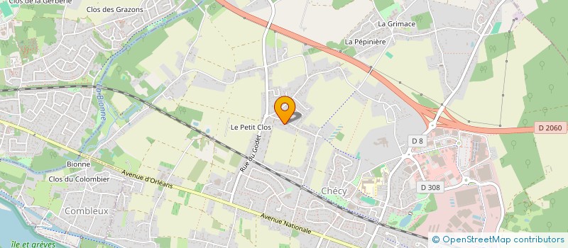 localisation de l'entreprise MILKOMEDE  CHECY