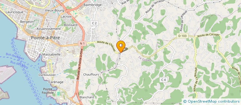 localisation de l'entreprise MILKSHAKE DELUXE  LES ABYMES