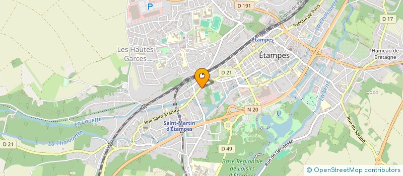 localisation de l'entreprise MILKWOOD à ETAMPES