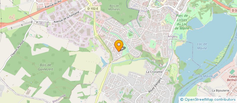 localisation de l'entreprise MILKY MOOD  ANGERS