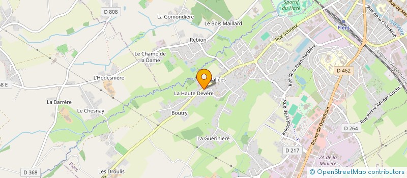 localisation de l'entreprise MILKY-TRAITE à FLERS