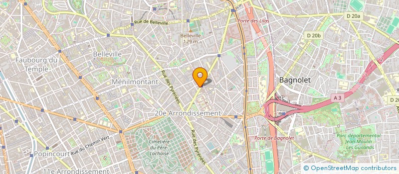 localisation de l'entreprise MILL' ECHOS  PARIS