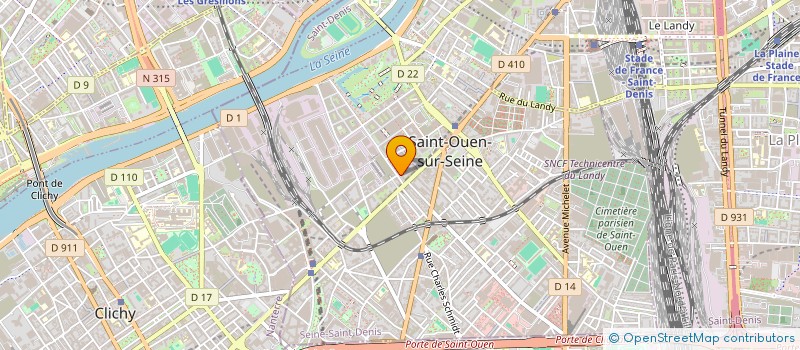 localisation de l'entreprise MILL'EVENTS à SAINT-OUEN-SUR-SEINE