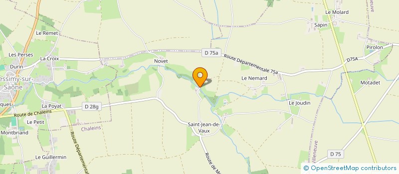 localisation de l'entreprise MILL LOU  CHALEINS