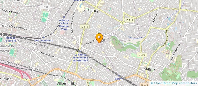 localisation de l'entreprise MILL'OR à LE RAINCY