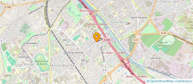 localisation de l'entreprise MILL PARTAGE  REIMS