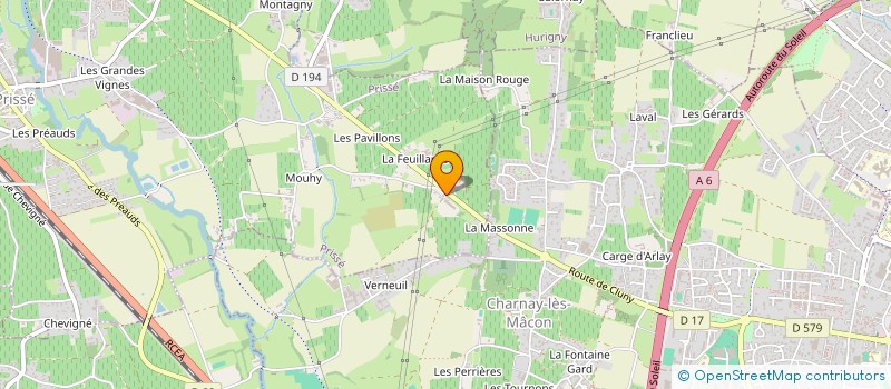 localisation de l'entreprise MILL901  PRISSE