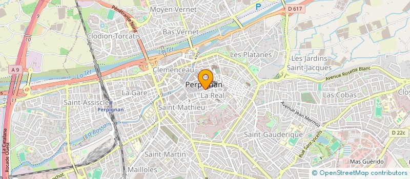 localisation de l'entreprise MILLA à PERPIGNAN