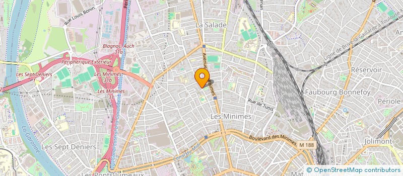 localisation de l'entreprise MILLA  TOULOUSE
