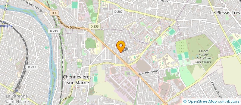 localisation de l'entreprise MILLA  CHENNEVIERES-SUR-MARNE