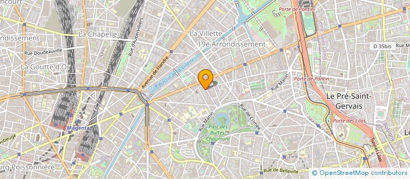 localisation de l'entreprise MILLA CREATION à PARIS