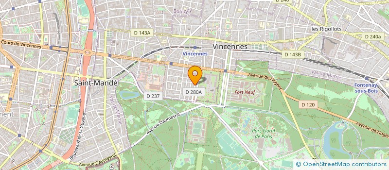 localisation de l'entreprise MILLA MARKETING à VINCENNES