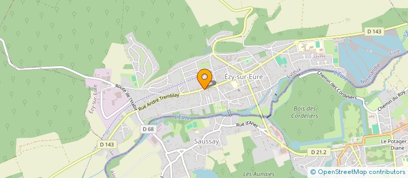 localisation de l'entreprise MILLAC  EZY-SUR-EURE