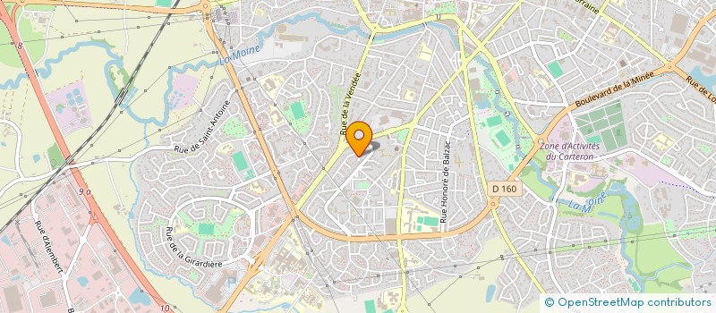 localisation de l'entreprise MILLALEX à CHOLET