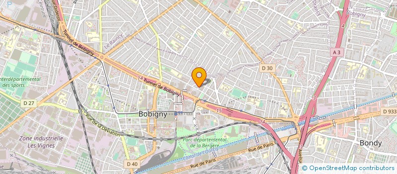 localisation de l'entreprise MILLAN à BOBIGNY