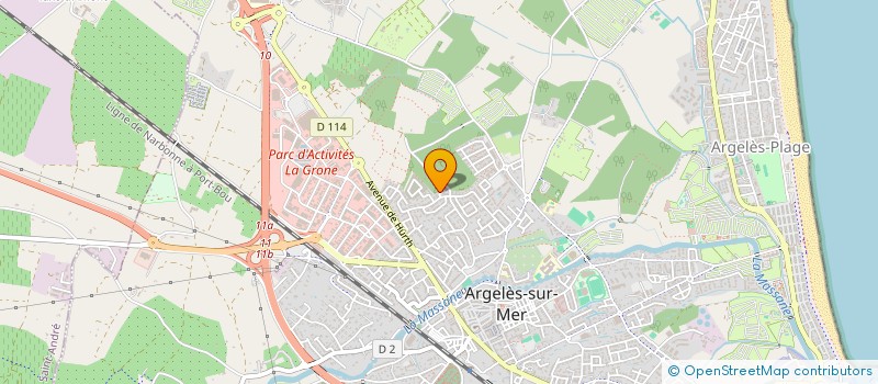 localisation de l'entreprise MILLAN  ARGELES-SUR-MER