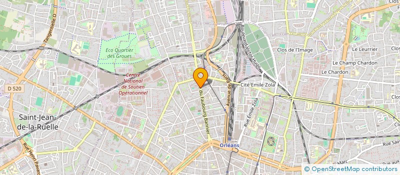 localisation de l'entreprise MILLAN  ORLEANS