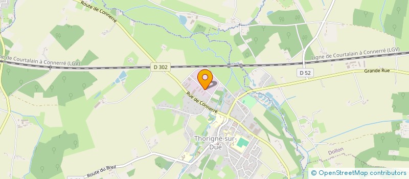 localisation de l'entreprise MILLAN AUTOMATION  THORIGNE-SUR-DUE