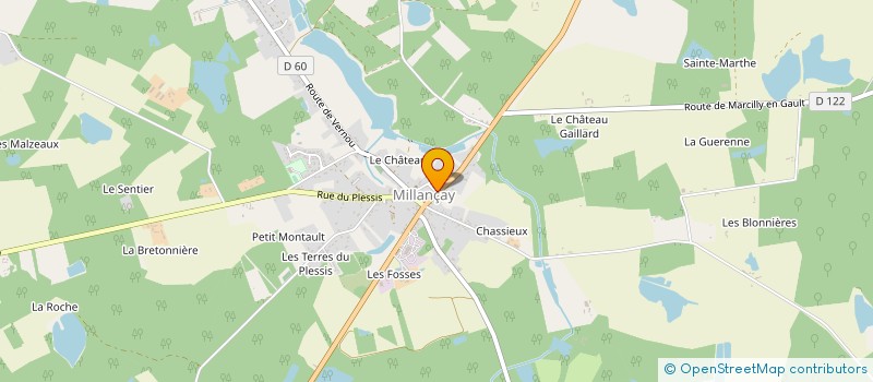 localisation de l'entreprise MILLAN'CYCLISME  MILLANCAY