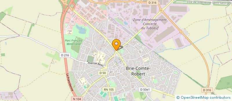 localisation de l'entreprise MILLARD FRANCIS COUVERTURE ZINGUERIE à BRIE-COMTE-ROBERT