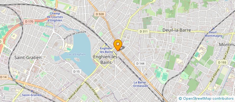 localisation de l'entreprise MILLARIUM REAL ESTATES à ENGHIEN-LES-BAINS