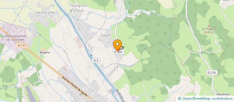 localisation de l'entreprise MILLAS DU COUSERANS à GAJAN