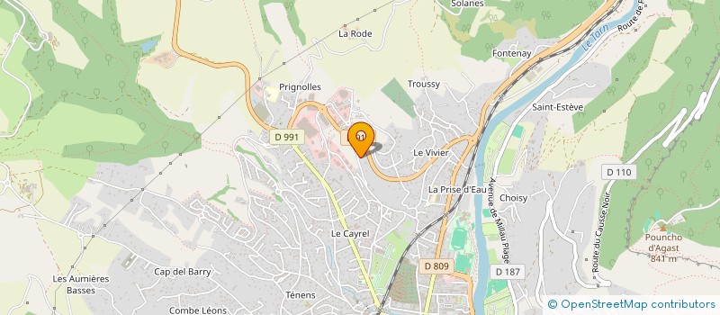 localisation de l'entreprise MILLAU BOXE FRANCAISE  MILLAU