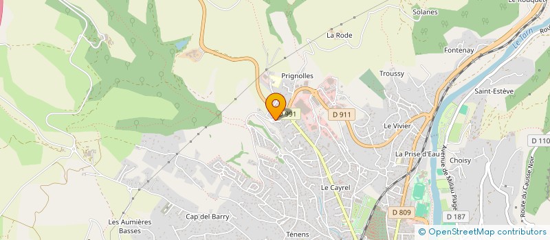 localisation de l'entreprise MILLAU ECONOMIQUE HOTELIERE  MILLAU