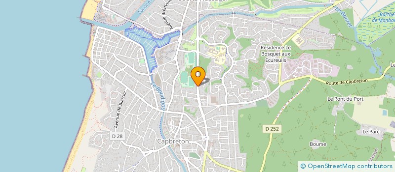 localisation de l'entreprise MILLAU FRUITS ET LEGUMES & FILS  CAPBRETON