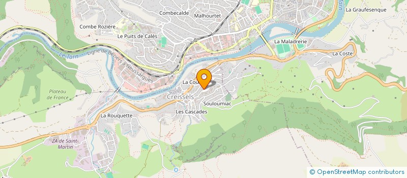 localisation de l'entreprise MILLAU TRIATHLON  CREISSELS