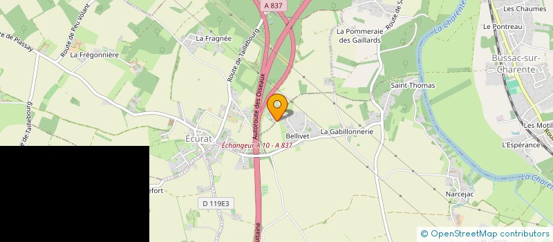 localisation de l'entreprise MILLAUT  ECURAT