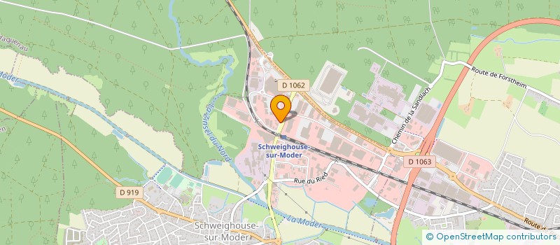 localisation de l'entreprise MILLAUTO LOSANGE HAGUENAU  BISCHHEIM