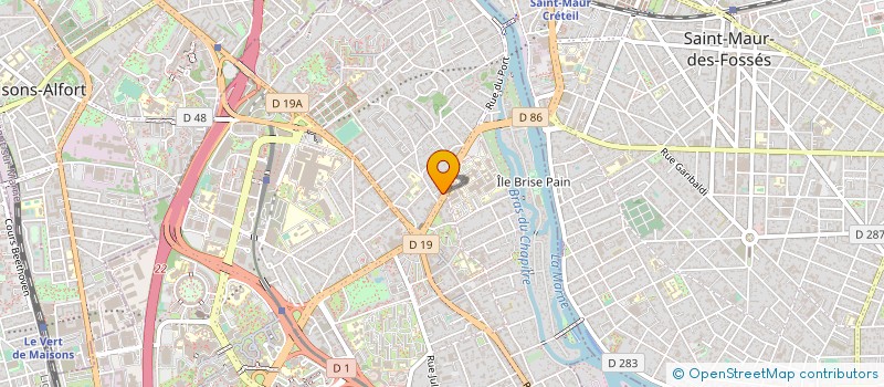 localisation de l'entreprise MILLE à CRETEIL