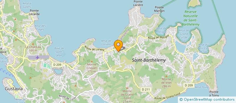localisation de l'entreprise MILLE à SAINT-BARTHELEMY