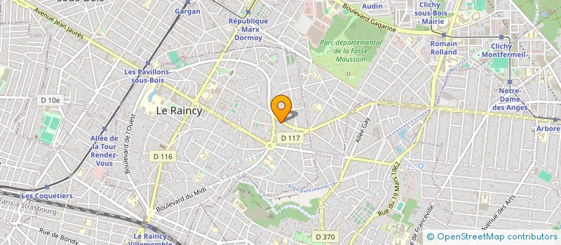localisation de l'entreprise MILLE à LE RAINCY