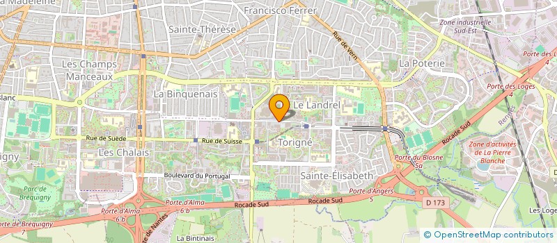 localisation de l'entreprise MILLE AU CARRE  RENNES