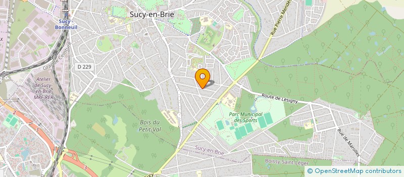localisation de l'entreprise MILLE BOIS à SUCY-EN-BRIE
