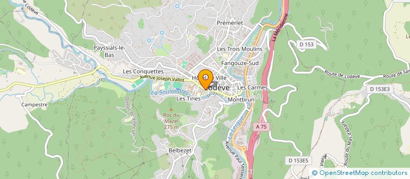localisation de l'entreprise MILLE BRINS D'HERBE à LODEVE