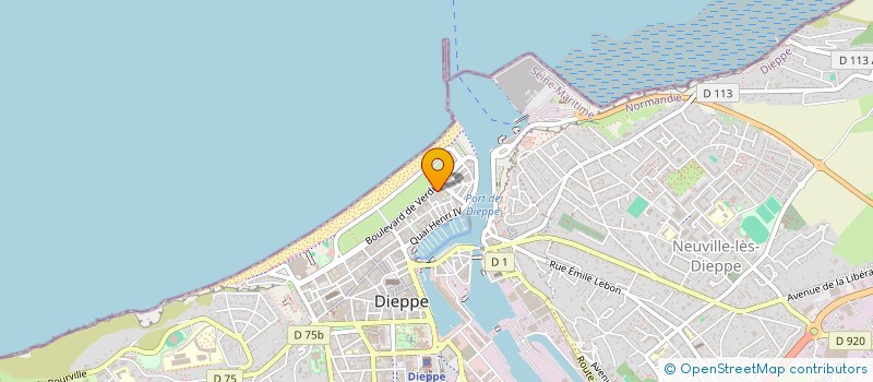 localisation de l'entreprise MILLE CALANQUES  DIEPPE