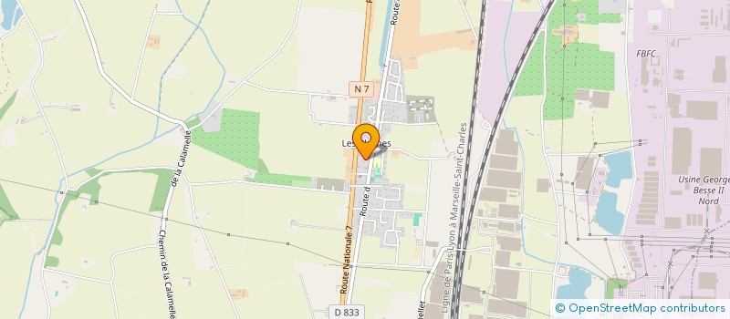 localisation de l'entreprise MILLE CLUB DES BLACHES  PIERRELATTE