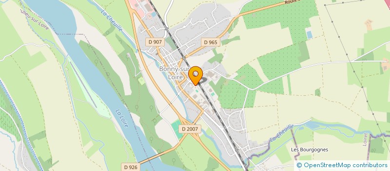 localisation de l'entreprise MILLE CLUBS BONNYCHON  BONNY-SUR-LOIRE