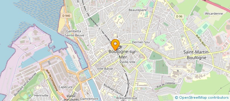 localisation de l'entreprise MILLE COPIES à BOULOGNE-SUR-MER