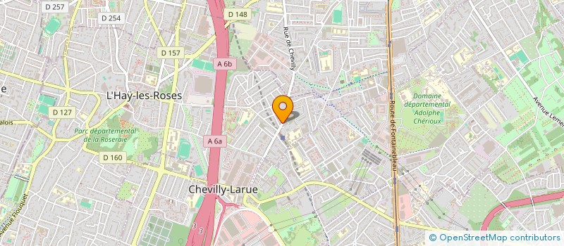 localisation de l'entreprise MILLE COULEURS à L'HAY-LES-ROSES