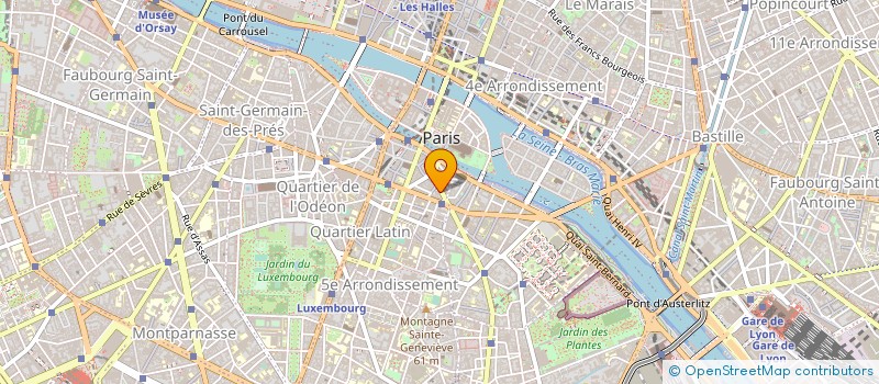 localisation de l'entreprise MILLE COULEURS à PARIS