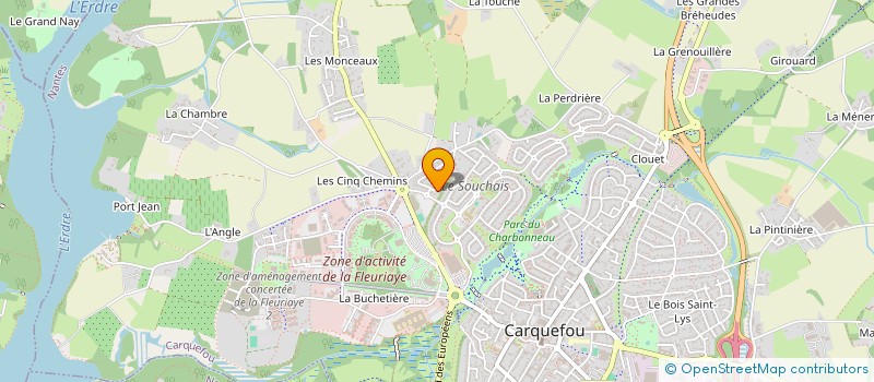 localisation de l'entreprise MILLE DUFROU MACHINES OUTILS à THOUARE-SUR-LOIRE