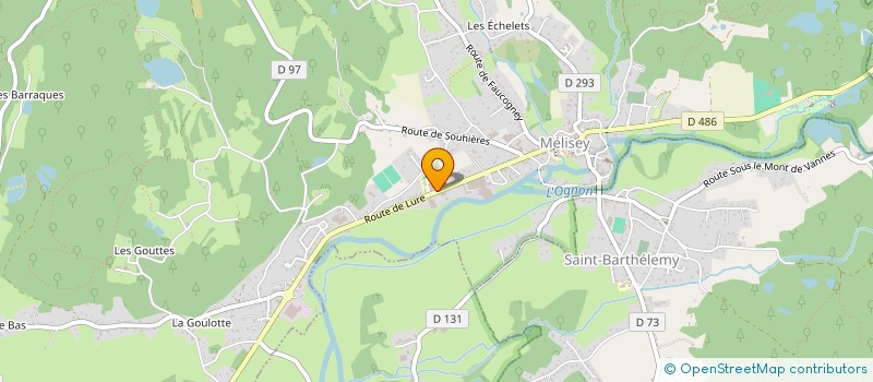 localisation de l'entreprise MILLE ENVOLS  MELISEY