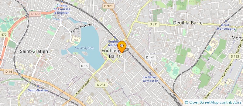 localisation de l'entreprise MILLE ET QUATRE NUITS  ENGHIEN-LES-BAINS