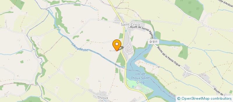 localisation de l'entreprise MILLE ET UN DOUDOUS  THOUX