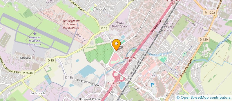 localisation de l'entreprise MILLE ET UN(E) MOTARD(E)S à TOULOUSE